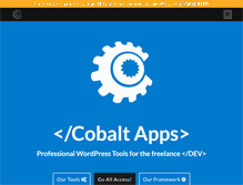 Tablet Screenshot of cobaltapps.com